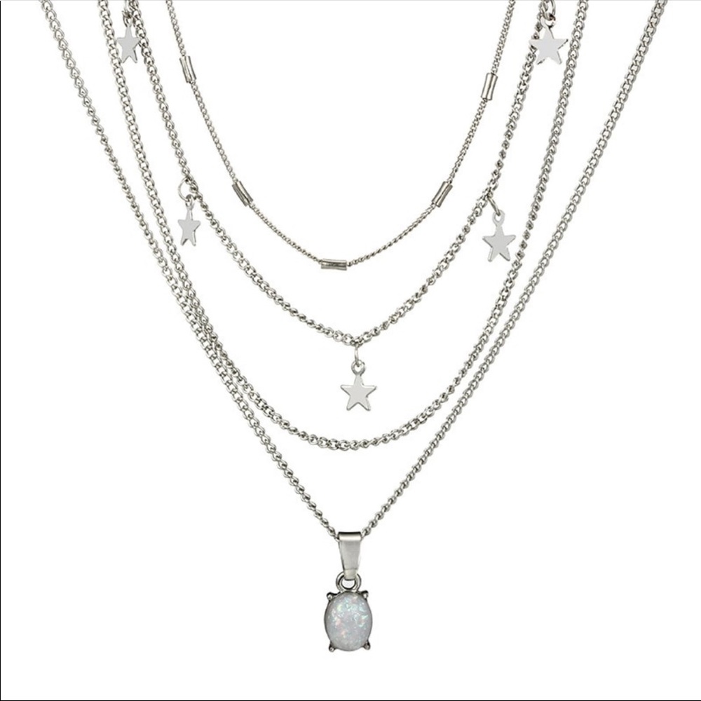 • Paige • Layered Stars Necklace - Picture 3 of 3